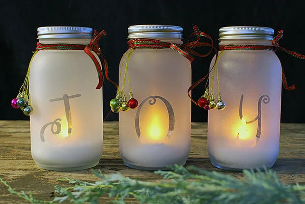 Creative Mason Jar Candles For Home Decoration