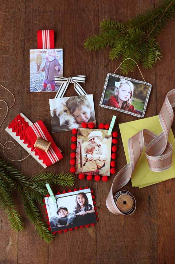 Creative Memorable Photo Ornaments Craft For Christmas Gift DIY Christmas Ornaments Crafts With Photos