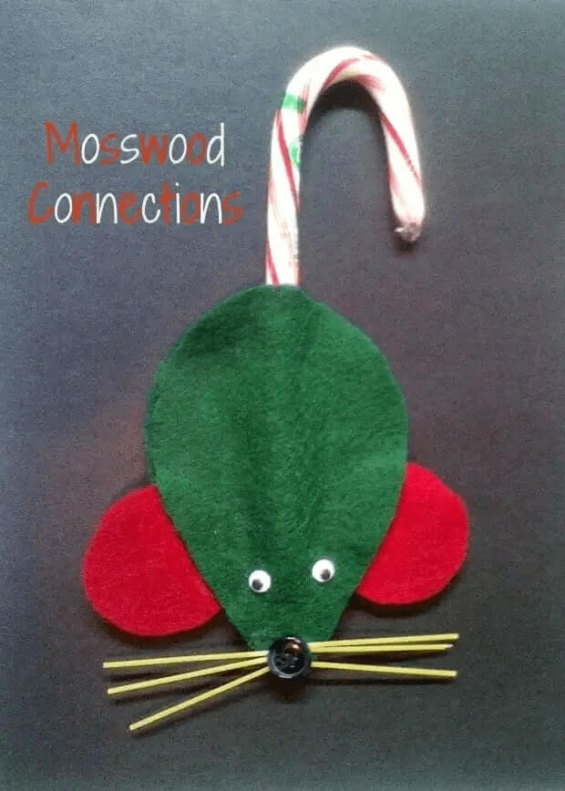 Creative Mouse Ornament Craft In Candy Shape