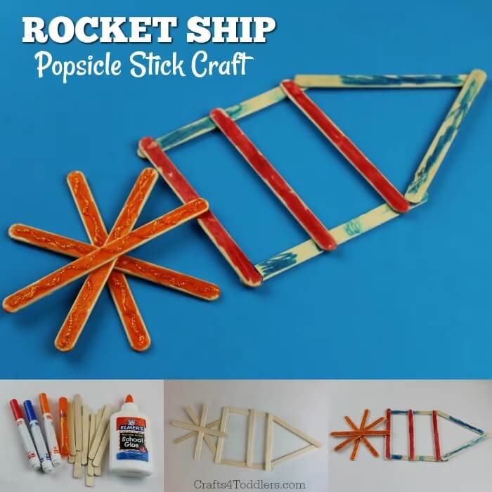 Creative Rocket Ship Craft For Preschoolers