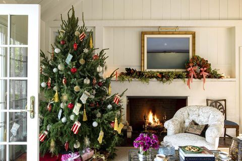 Cute Christmas Party Decoration Idea For Living Room Indoor Christmas Party Decoration Ideas