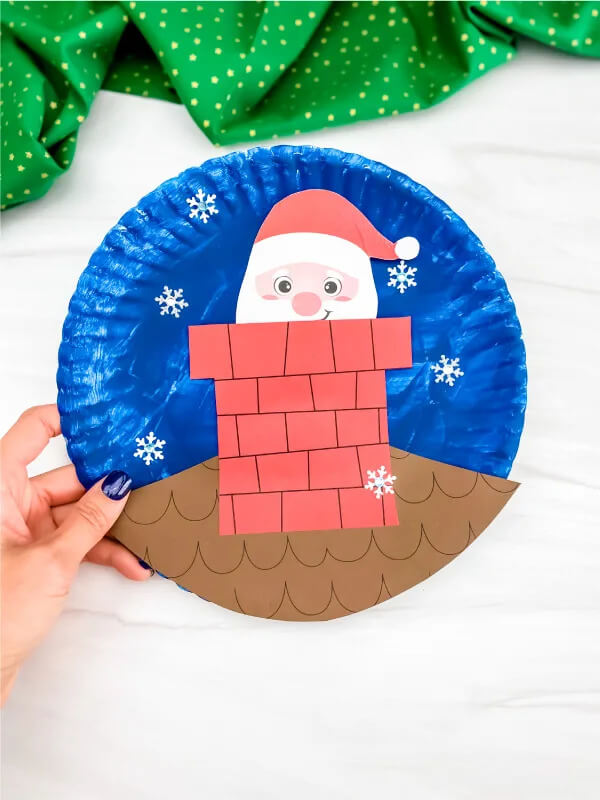 Cute Santa Paper Plate Craft Activity For Kindergartners Easy Santa Claus Craft Ideas For Kids 