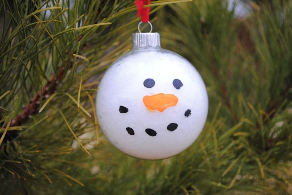 Cute Snowy Snowman Ball Ornamental Craft