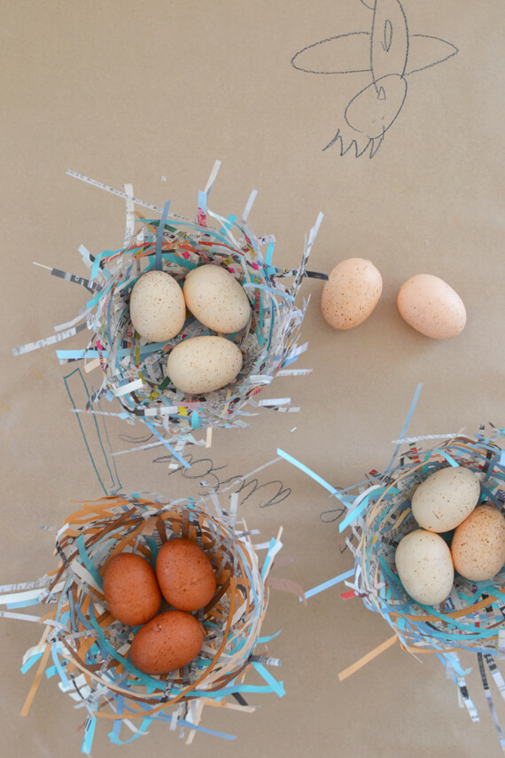 DIY Bird Nest Craft Idea For Kids