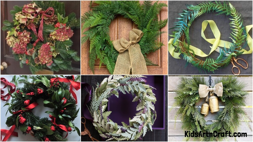 DIY Christmas Fern Wreath Ideas