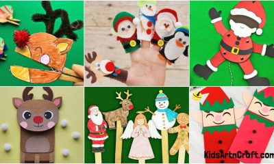Christmas Puppet Craft With Paper
