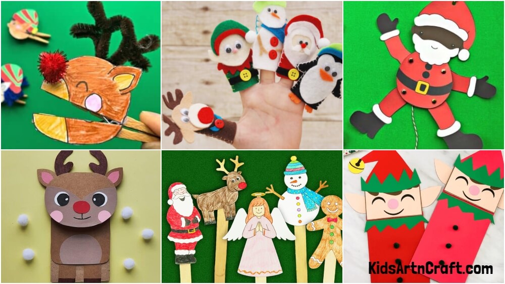 Christmas Puppet Craft With Paper