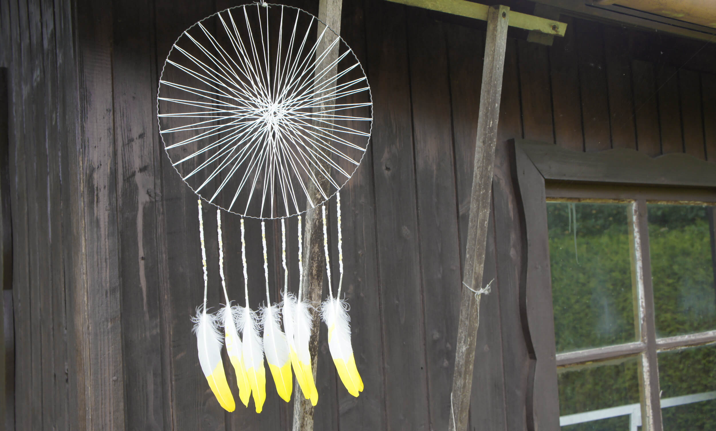 DIY Easy Dreamcatcher Craft Idea With Feathers