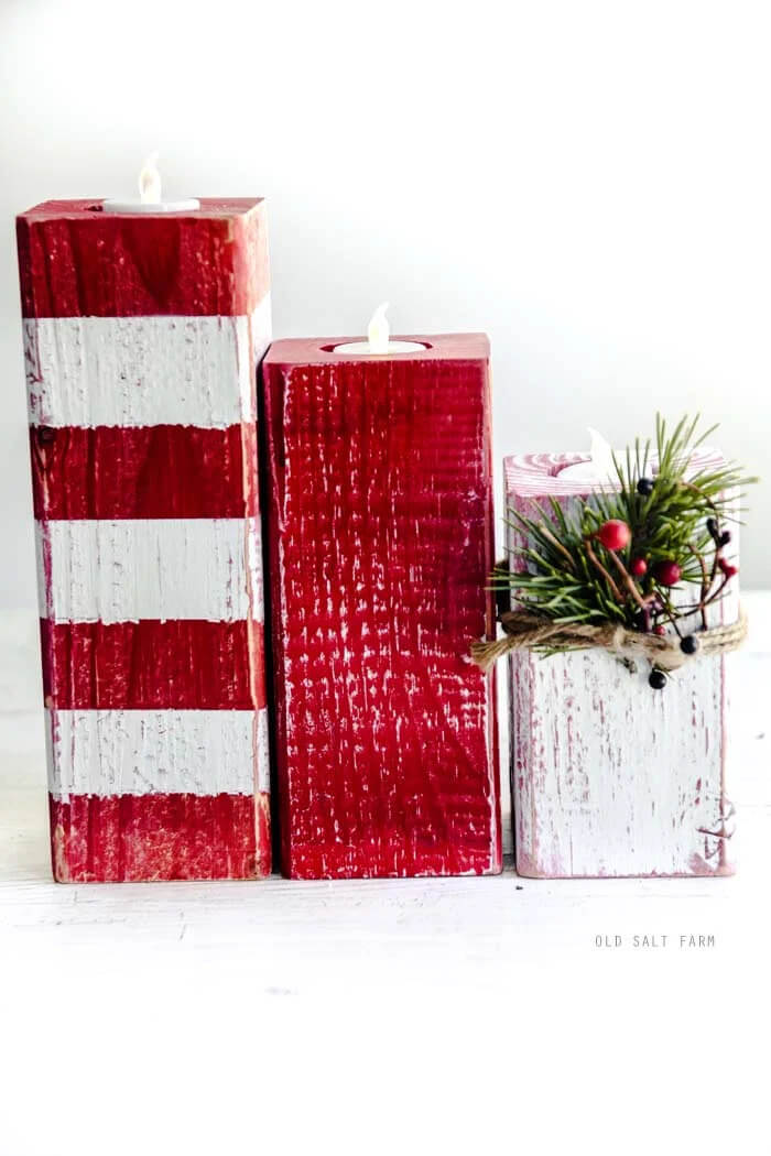 DIY Gorgeous Candle Holder For Christmas Celebration Gorgeous DIY Christmas Candles