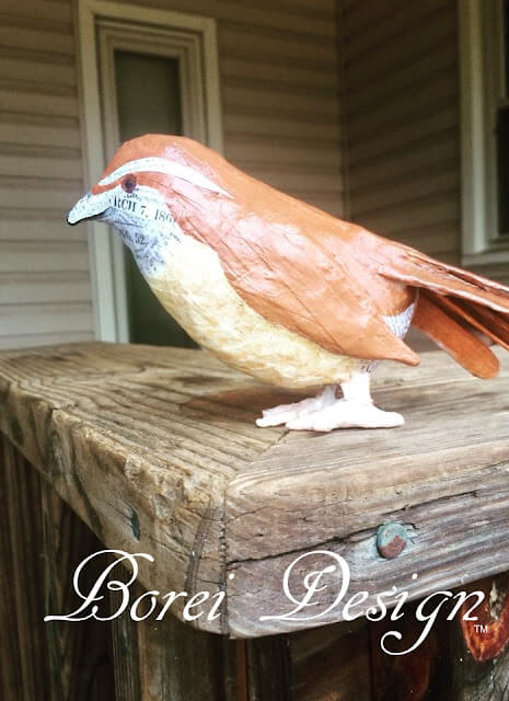 DIY Paper Mache Bird Craft Idea For Preschoolers Paper Mache Bird Craft Ideas