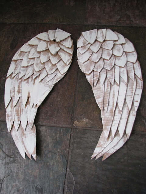 DIY Simple Cardboard Angel WIngs Craft Ideas For Wall DecorWings Wall Art Ideas