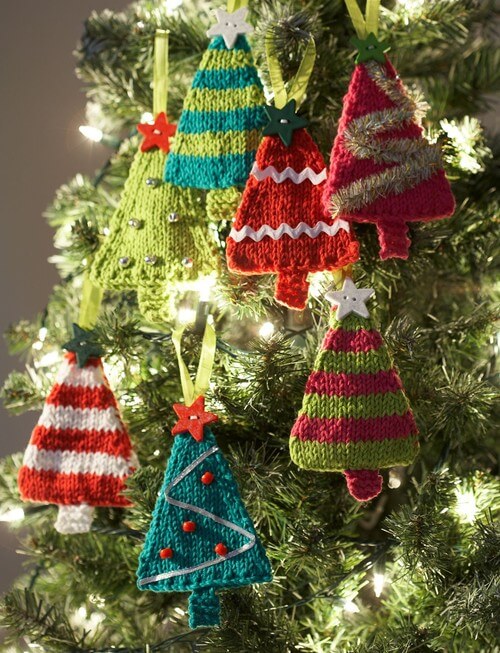 DIY Tiny Tree Ornaments Craft For Christmas Decor