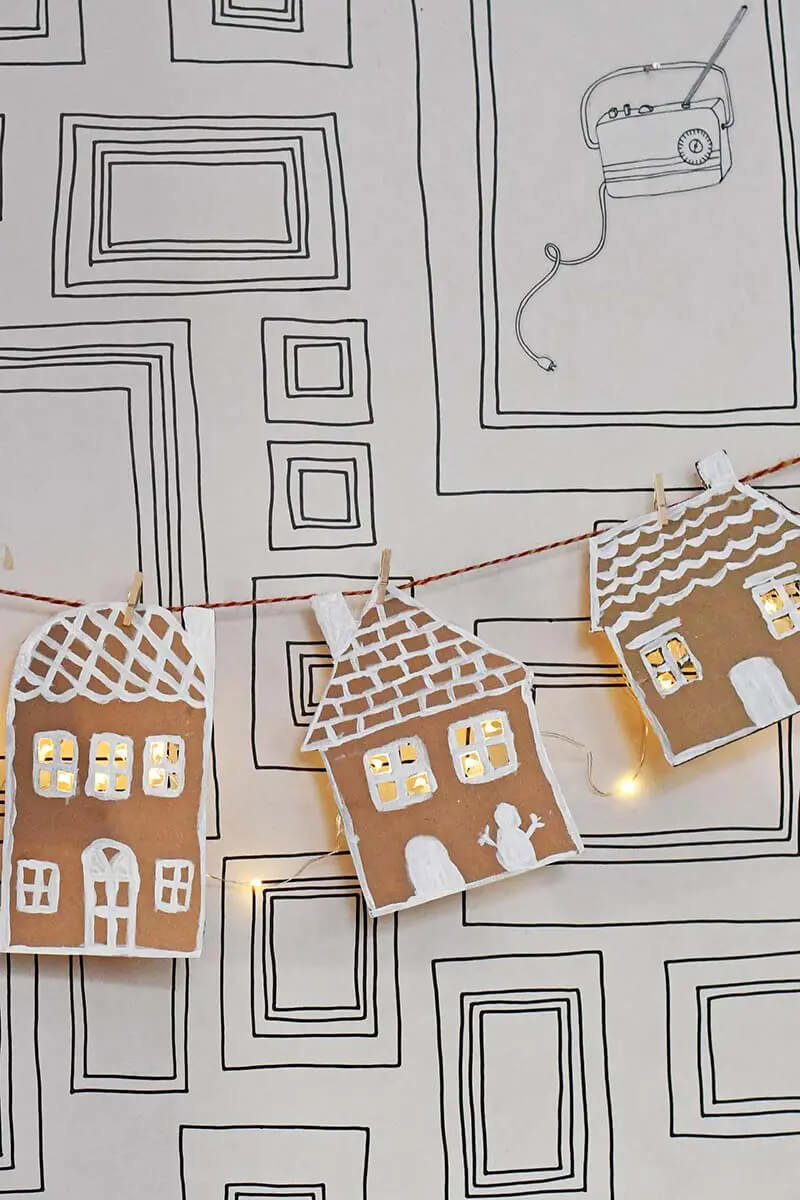 DIY Upcycled Garland Craft Ideas Using Gingerbread