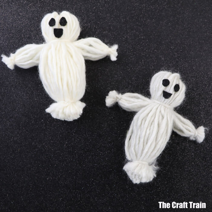 Easy & Cute Yarn Ghost Doll Craft Idea For Kids