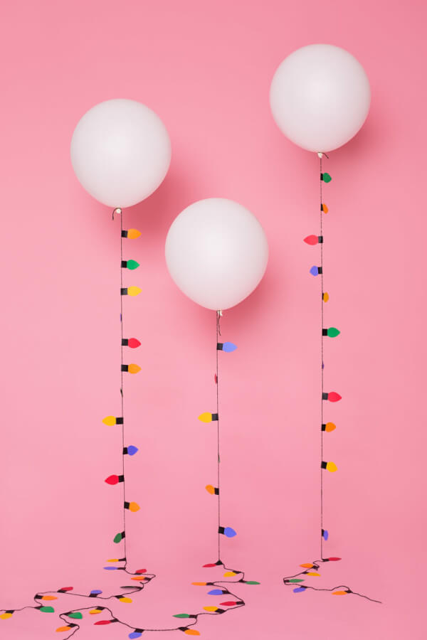 Easy & Fun Light Balloon Garland Decoration Craft For Parties