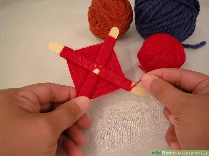 Easy And Simple God's Eye Craft Idea For Kids