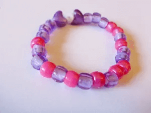 Easy & Handmade Jewelry Bracelet Beaded Craft Using Pipe cleaners For Kids