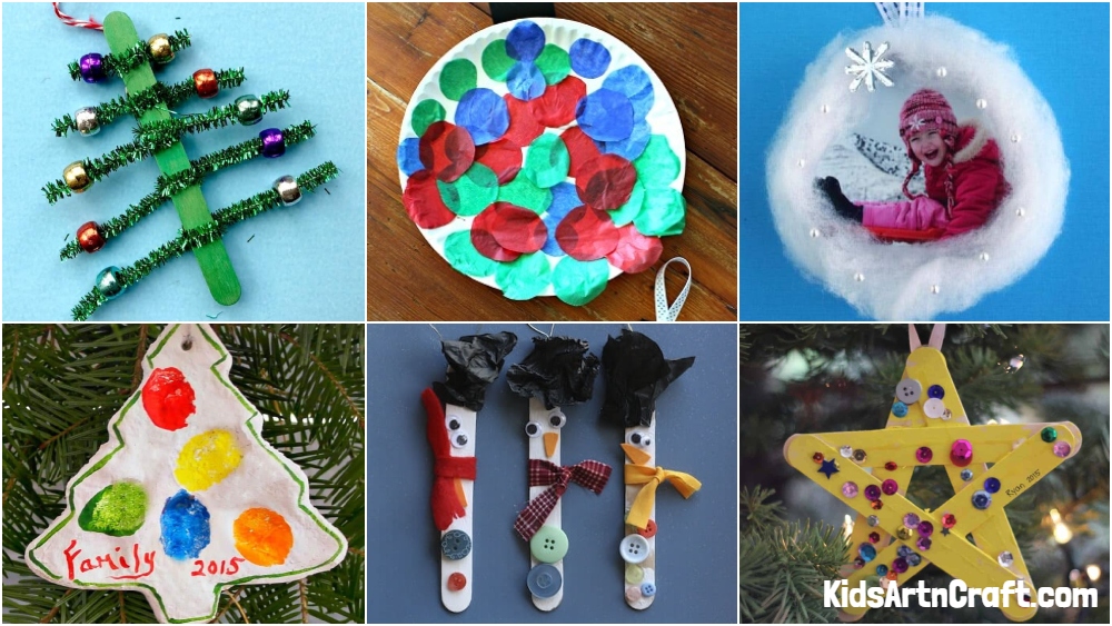 Easy Christmas Ornaments Crafts For Toddlers
