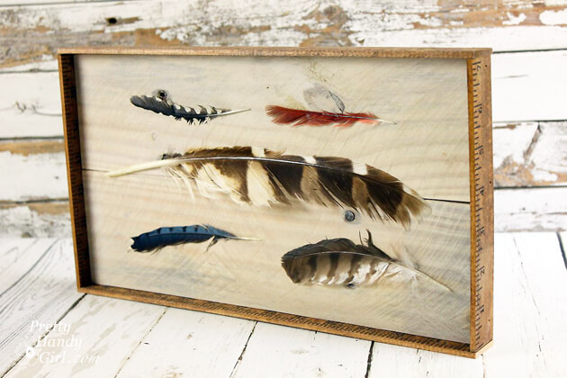 Easy-To-Make Large Feather Photoframe Craft IdeaLarge Feather Wall Art ideas