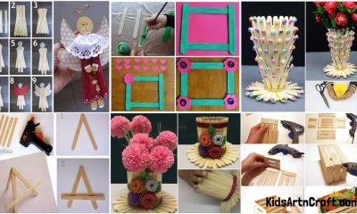 Easy Popsicle Stick Crafts Step By Step Tutorial