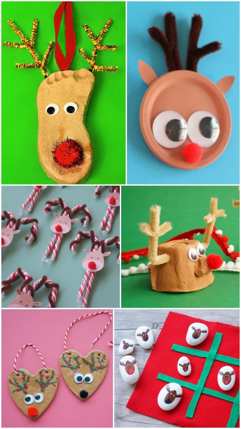Easy Reindeer Crafts For Kindergartners - Kids Art & Craft