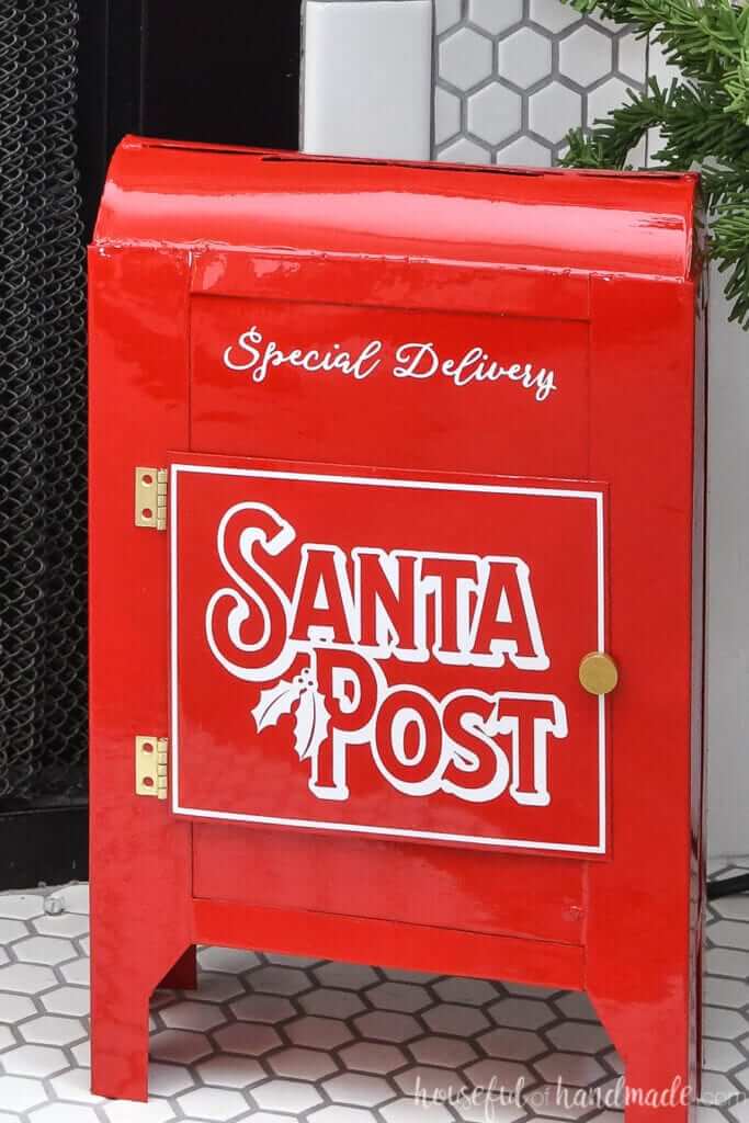 Easy Santa Mailbox Craft With Cereal Boxes