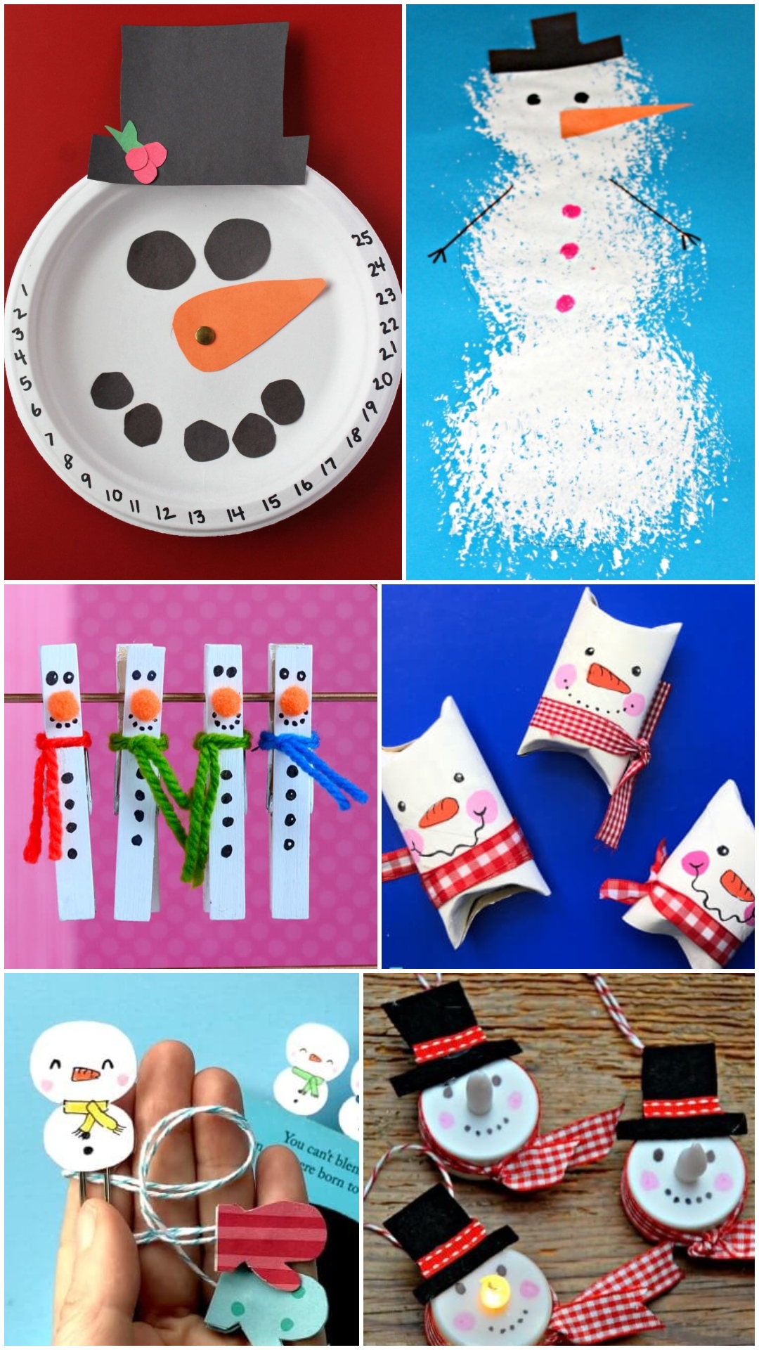 Easy Snowman Craft For Kindergartners