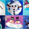 Easy Snowman Paper Plate Craft For Kids