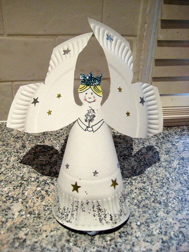 Easy To Make Angel Craft From Paper Plate