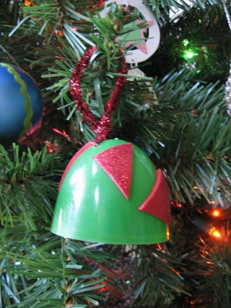 Easy To Make Christmas Bell Ornament Craft