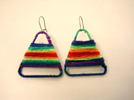 Easy-To-Make Paperclip Earring Craft Idea For Kids