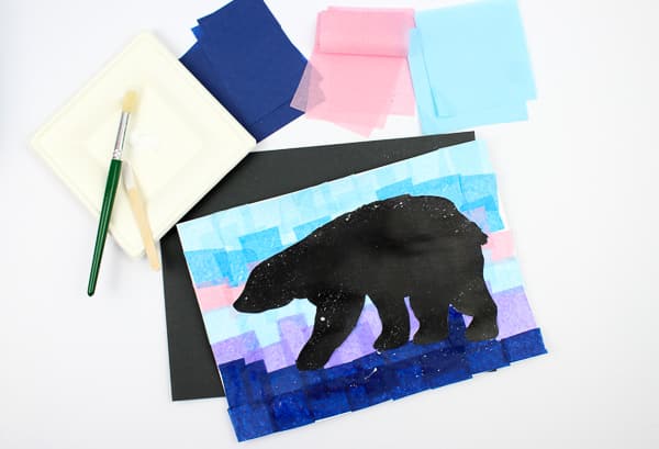 Easy-To-Make Polar Bear Winter Art Idea For Preschoolers