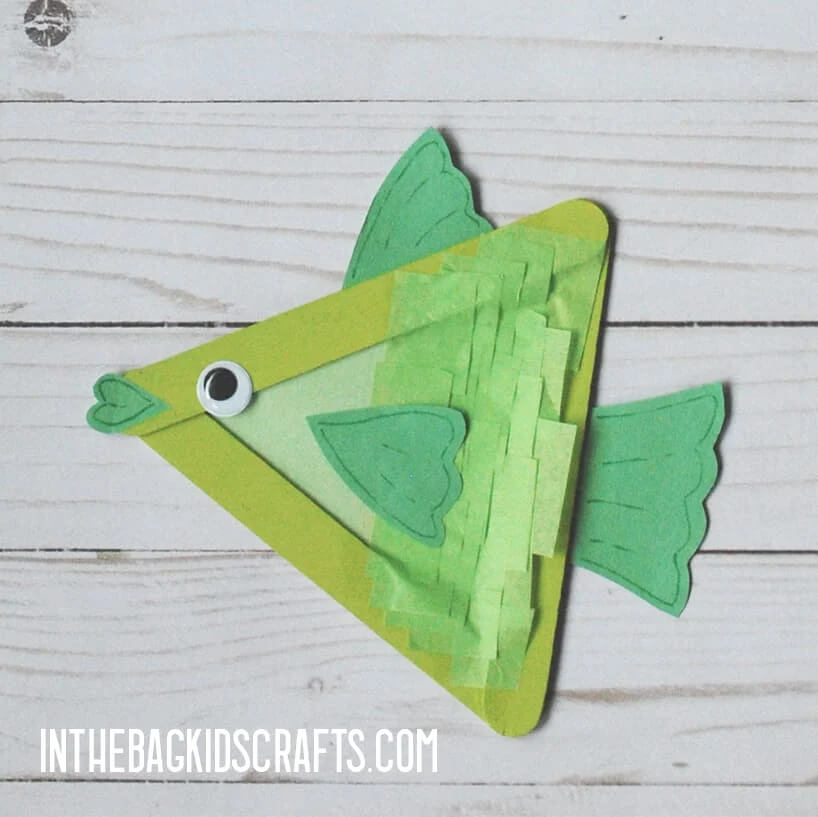 Easy To Make Popsicle Stick Fish Craft For Kids