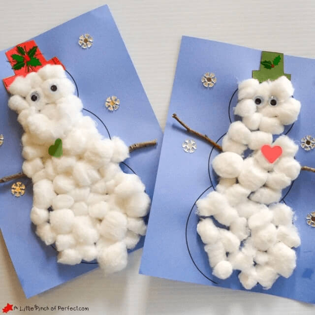 Easy To Make Snowman Craft For Winters