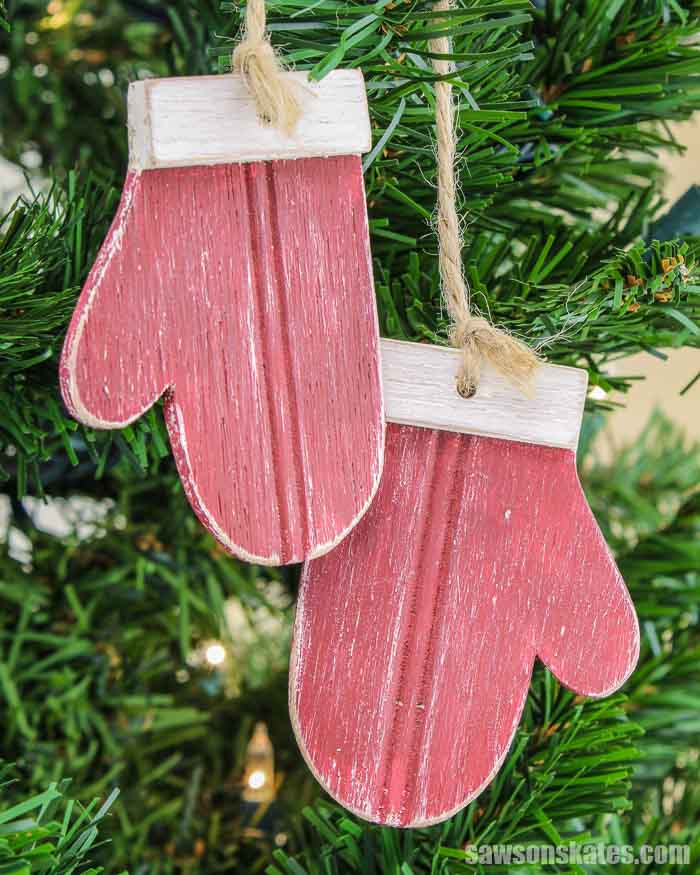 Easy Wood Mitten Craft To Make With Your Parents
