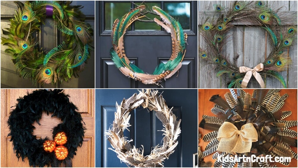 Feather Wreath Ideas
