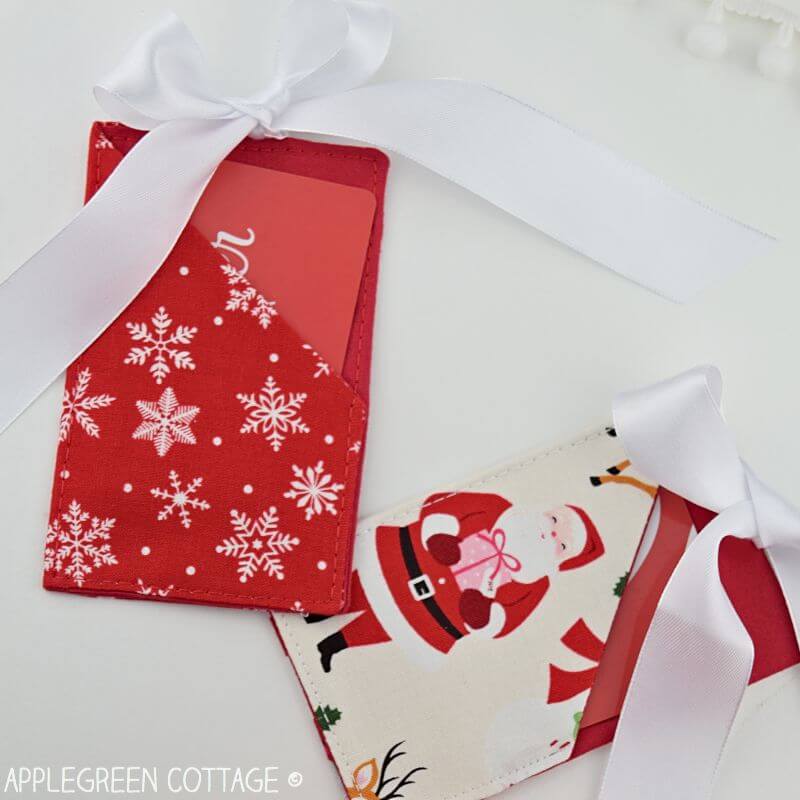 Free Gift Card Holder Template Craft Using Sewing Machine