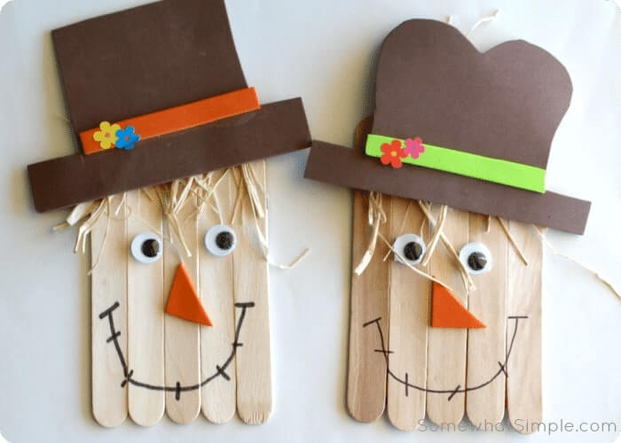 Fun And Creative Scarecrow Craft Idea For Kids