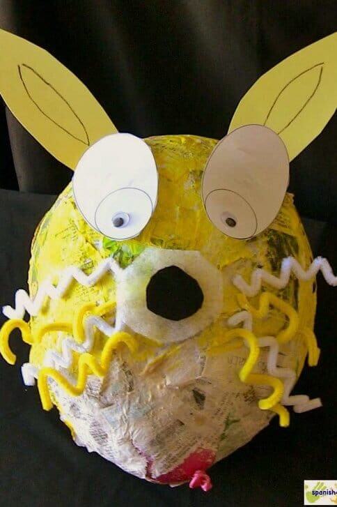 Fun Paper Mache Bunny Craft For Easter