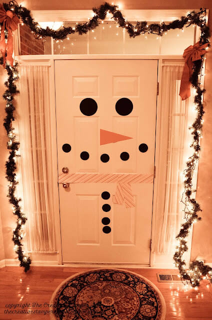 Fun Snowman Door Decoration Ideas For Indoor Parties Indoor Christmas Party Decoration Ideas