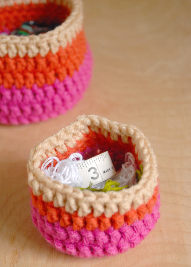 Fun-To-Craft Crochet Yarn Nesting Cup IdeaYarn crafts to sell