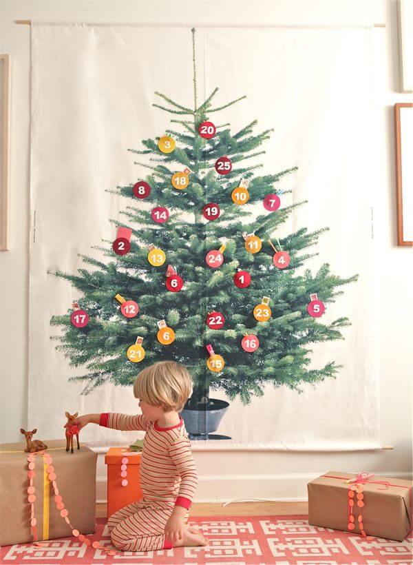 Giant Advent Calendar Decoration Idea For Kids