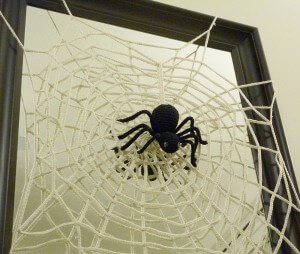 Horror Funky Web Spider Craft Idea For Halloween Eve Cute easy things to make with yarn