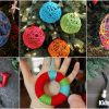 DIY Christmas Yarn Ornaments