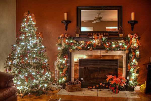 Incredible Living Room Decorate For Christmas Festival