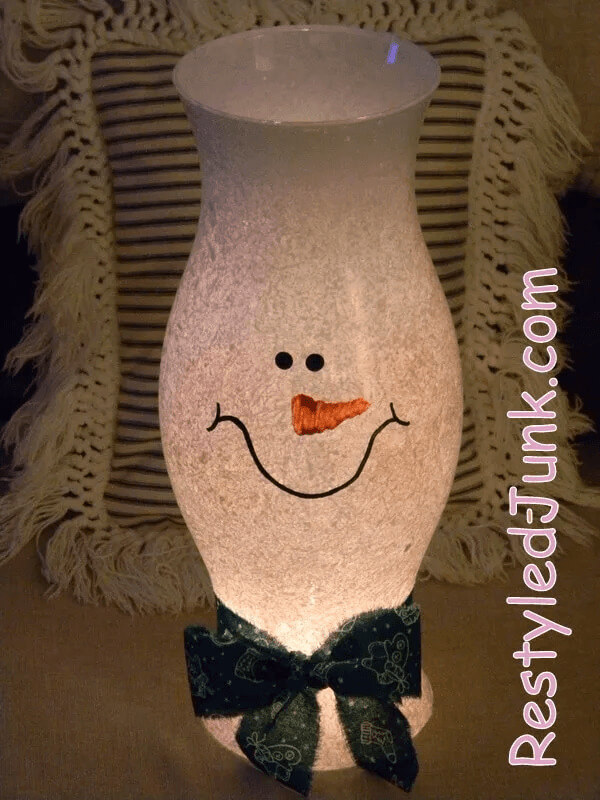 Last Minute Easy Snowman Decoration Craft Idea For Home