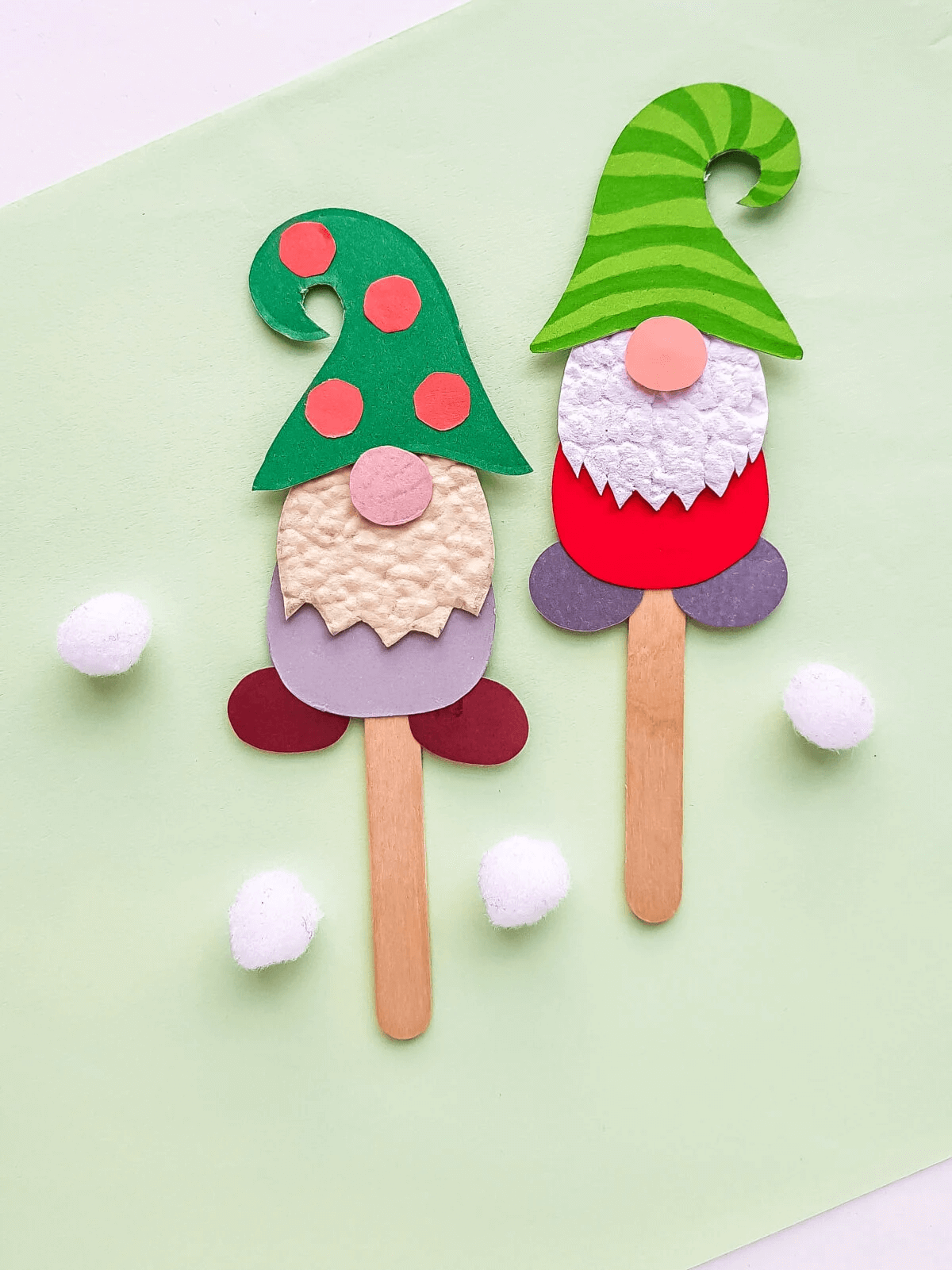 Little Gnome Puppets Craft Activity At Home