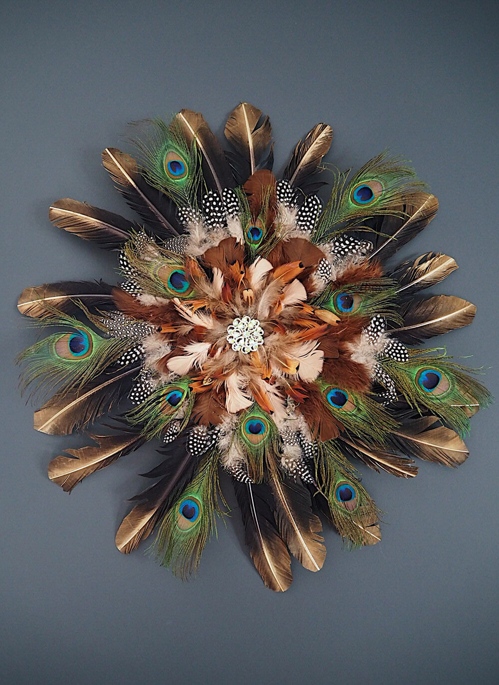 Make A Beautiful Peacock Feather Craft For Wall Decor
