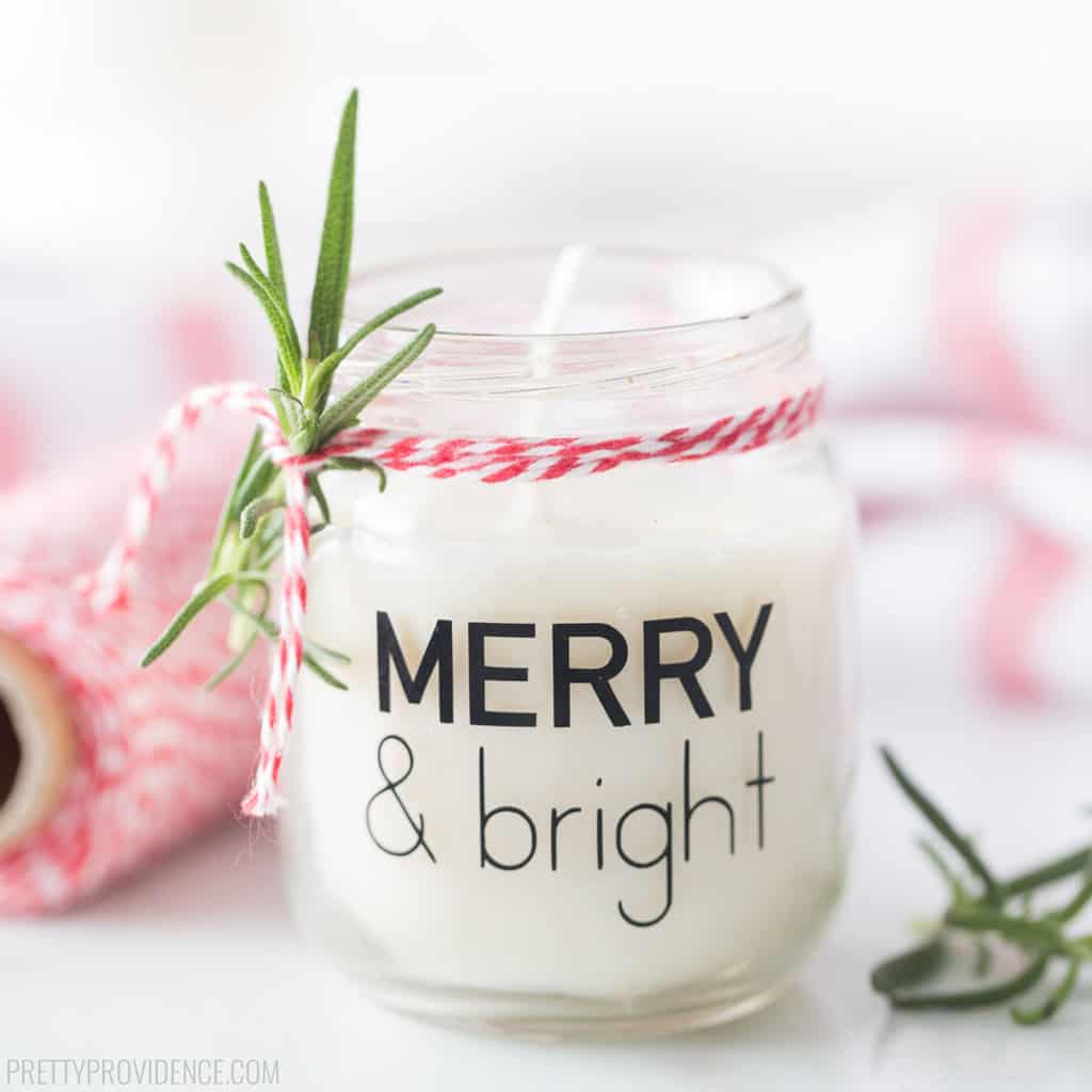 Mason Jar Candle Holder For Christmas Gift Gorgeous DIY Christmas Candles