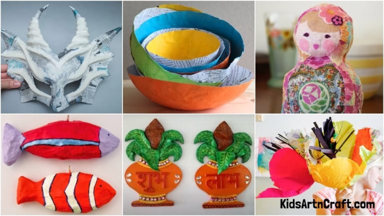 Paper Mache Craft Ideas For Kids - Kids Art & Craft